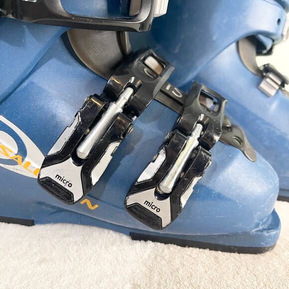 Salomon Women's Blue Snowboard Performa 5.0 Sports Winter Ski Boots Size 5.5 - Picture 15 of 16